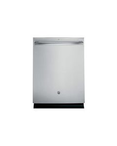 GE - 24" Top Control Tall Tub Built-In Dishwasher with Stainless Steel Tub - Stainless Steel