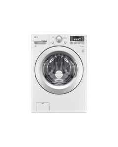 LG - 4.3 Cu. Ft. 7-Cycle High-Efficiency Front-Loading Washer - White