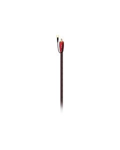 AudioQuest - Irish Red 9.8' Subwoofer Cable - Black/Red