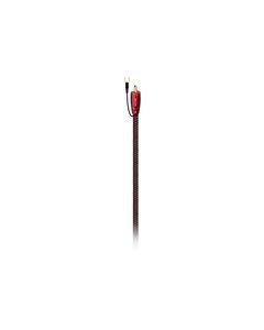 AudioQuest - Irish Red 16.4' Subwoofer Cable - Black/Red