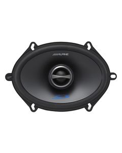 Alpine - 5" x 7" 2-Way Coaxial Car Speakers with Poly-Mica Cones (Pair) - Black