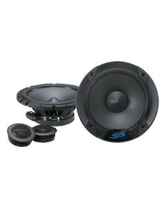 Alpine - 6-1/2" 2-Way Component Car Speakers with Poly-Mica Cones (Pair) - Black