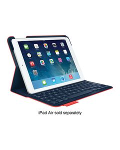 Logitech - Ultrathin Portfolio Keyboard Case for Apple® iPad® Air - Mars Red Orange