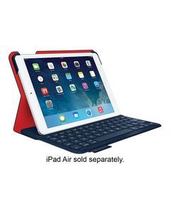 Logitech - Ultrathin Portfolio Keyboard Case for Apple® iPad® Air - Midnight Navy