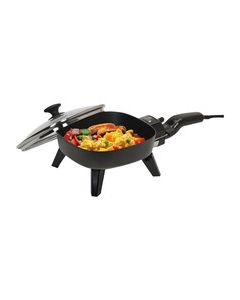 Elite Cuisine - 7" Electric Skillet - Black