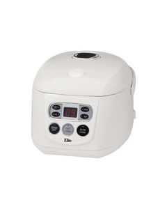 Elite - 16-Cup Rice Cooker - White