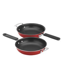 Cuisinart - 10" Frittata Nonstick Skillet Set - Red