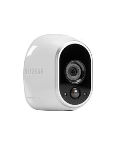 NETGEAR - Arlo Smart Home Indoor/Outdoor Wireless High-Definition IP Security Camera - White/Black