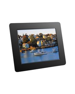 Aluratek - 8" LCD Digital Photo Frame - Black