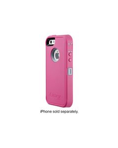 OtterBox - Defender Series Case for Apple® iPhone® 5 and 5s - Wild Orchid