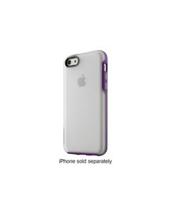 Belkin - Grip Candy Case for Apple® iPhone® 5c - Clear/Purple