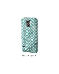 Dynex™ - Soft Shell Case for Samsung Galaxy S 5 Cell Phones - Green/White