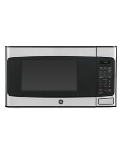 GE - 1.1 Cu. Ft. Mid-Size Microwave - Stainless-Steel