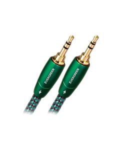 AudioQuest - Evergreen 3.3' 3.5mm-to-3.5mm Interconnect Cable - Black/Green