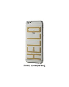 Dynex™ - Case for Apple® iPhone® 6 Plus - Gold/Clear