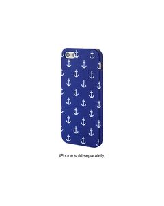 Dynex™ - Case for Apple® iPhone® 5 and 5s - Blue/White