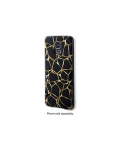 Dynex™ - Soft Shell Case for Samsung Galaxy S 5 Cell Phones - Black/Gold