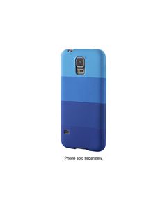 Dynex™ - Soft Shell Case for Samsung Galaxy S 5 Cell Phones - Blue