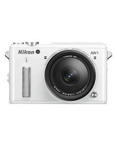 Nikon - 1 AW1 Mirrorless Camera with 11-27.5mm Lens - White