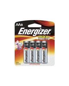 Energizer - MAX AA Batteries (8-Pack) - Silver