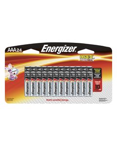 Energizer - MAX AAA Batteries (24-Pack) - Silver