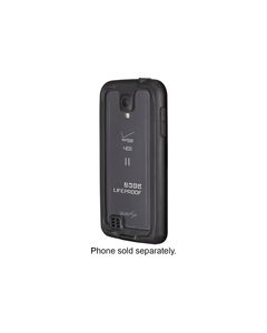 LifeProof - nüüd Case for Samsung Galaxy S 4 Cell Phones - Black/Clear