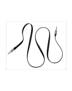 Griffin Technology - Flat Aux Stereo Audio Cable - Black