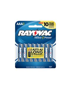 Rayovac - AAA Batteries (8-Pack) - Silver/Blue