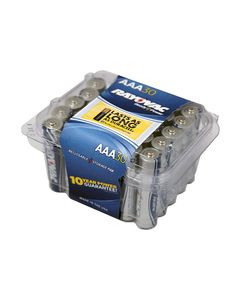 Rayovac - AAA Batteries (30-Pack) - Silver/Blue