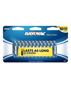 Rayovac - AAA Batteries (24-Pack) - Silver/Blue