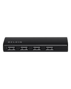 Belkin - 4-port USB Hub - Black