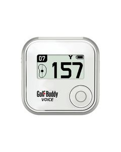 GolfBuddy - Voice GPS Rangefinder - White/Silver