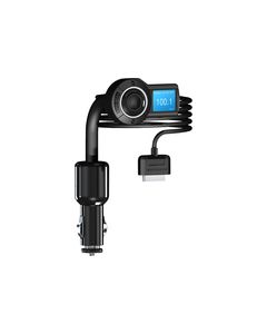 Scosche - Corded FM Transmitter for Apple® iPod® and iPhone® - Black