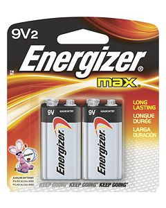 Energizer - MAX Batteries 9V (2-Pack)