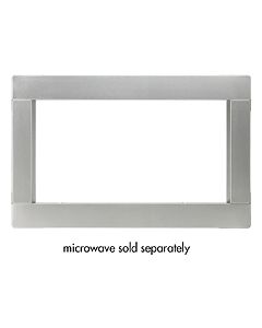 LG - Trim Kit for Select LG Microwave Ovens - Stainless-Steel