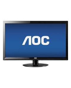 AOC - 23.6" LED HD Monitor - Black