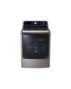 LG - 9.0 Cu. Ft. 14-Cycle Steam Electric Dryer - Graphite Steel