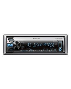 Kenwood - CD - Built-In Bluetooth - Apple® iPod®- and Satellite Radio-Ready - Marine - In-Dash Deck - Multi