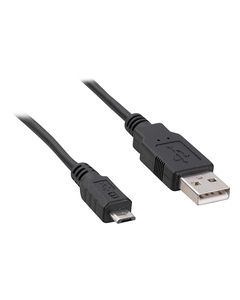 Dynex™ - 3' Micro USB Charge and Sync Cable - Black