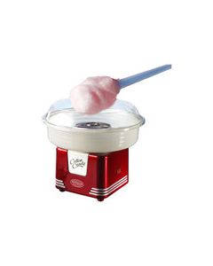 Nostalgia Electrics - Retro Series Hard and Sugar-Free Candy Cotton Candy Maker - Red