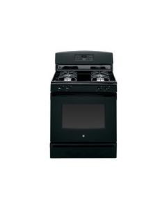 GE - 30" Freestanding Gas Range - Black