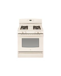 GE - 30" Freestanding Gas Range - Bisque