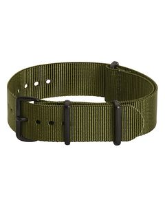 Clockwork Synergy - 22mm Premium Classic Interchangeable Watch Strap - Army Green