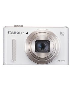 Canon - PowerShot SX610 HS 20.2-Megapixel Digital Camera - White