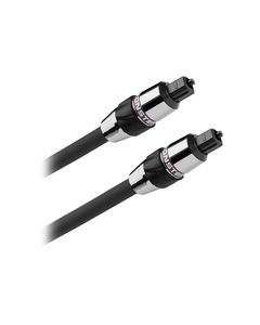 Monster - Silver Advanced Performance 8' Fiber-Optic Audio Cable - Black