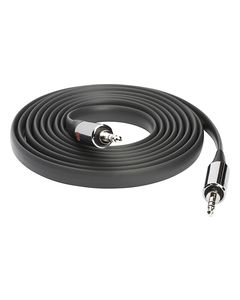 Griffin Technology - 6' Flat Auxiliary Stereo Audio Cable - Black