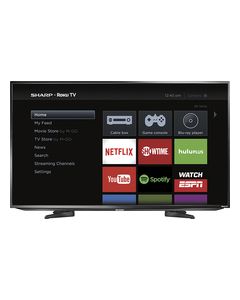 Sharp - 50" Class (49.7" Diag.) - LED - 1080p - Smart - HDTV Roku TV - Black