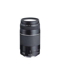 Canon - EF 75–300mm f/4–5.6 III Telephoto Zoom Lens - Black