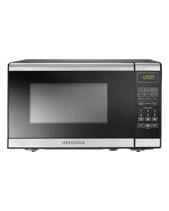 Insignia™ - 0.7 Cu. Ft. Compact Microwave - Stainless Steel