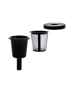 One All - Reusable Single-Serve Coffee Filter for K-Cup Systems - Black